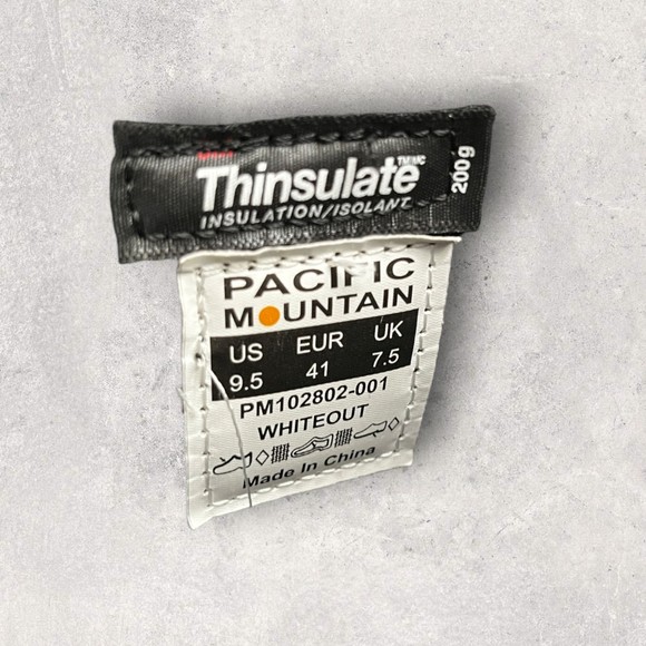 Pacific Mountain Whiteout Winter Boots Women's Size 9.5 Black NEW - Picture 6 of 8